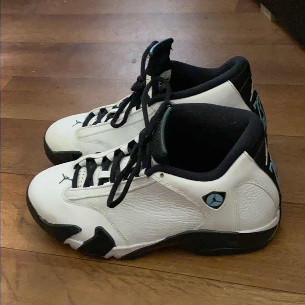 Blue and White Jordan 14